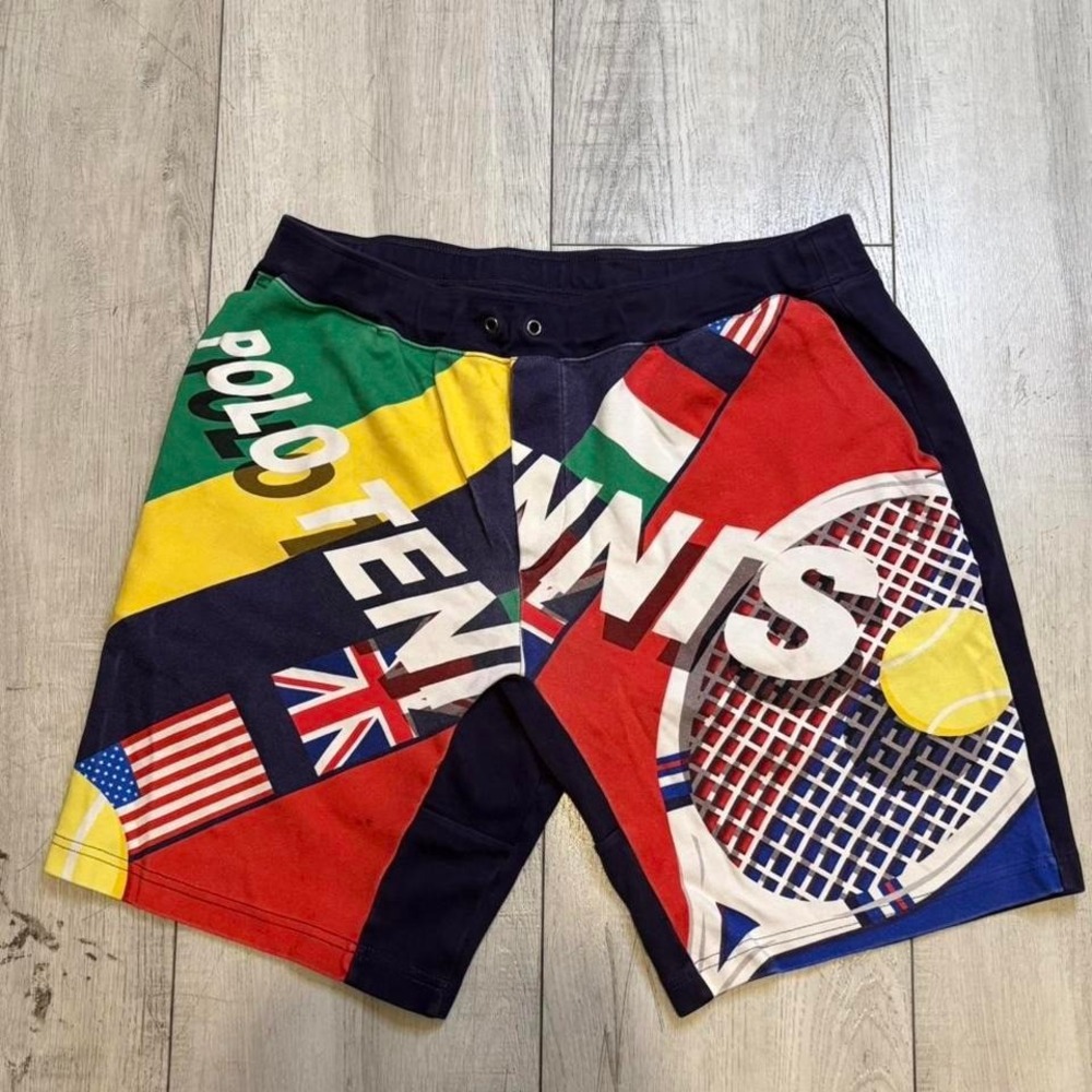 Ralph Lauren Multicolor Tennis Graphic Men's Shorts